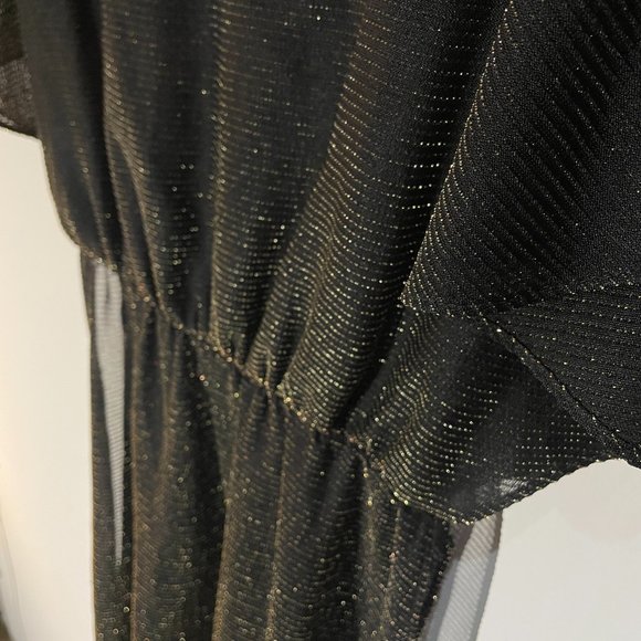 Vintage 70's Metallic Disco Dress/Tunic by Mara J Jrs. of California - Picture 4 of 7